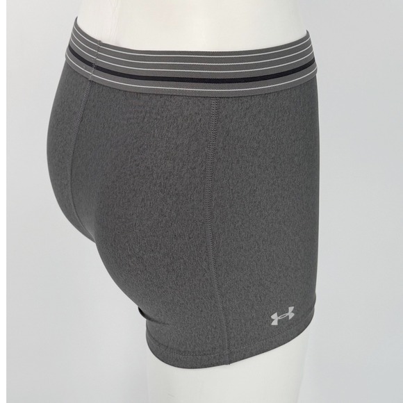 Under Armour Gray Compression Athletic Shorts M Activewear Gym Pilates 102-46 - Picture 12 of 12
